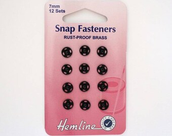 7mm color black - 001839 snaps