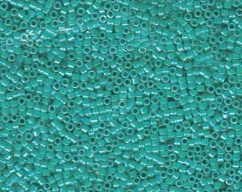 5g DB166 Miyuki Delica Bead Opaque Turquoise AB