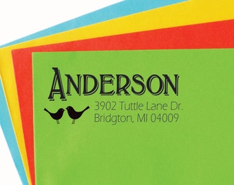 ADDRESS STAMP - Self Inking Return Address Stamp, Personalized Address Stamp Custom Stamp Address Invitation & Wedding address Stamp, stamp