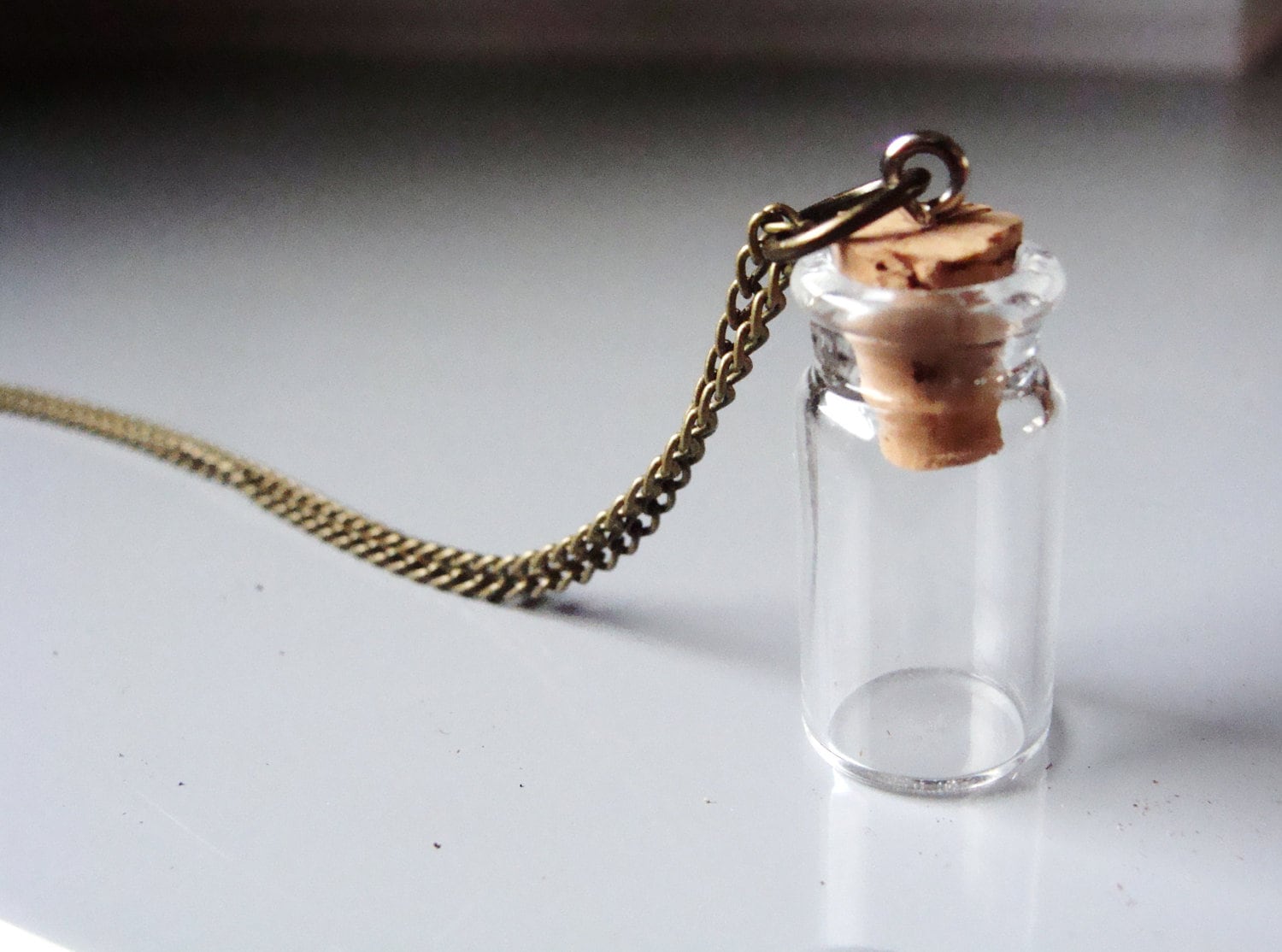 Miniature Bottle Necklace / Bottle Necklace / Jar Necklace