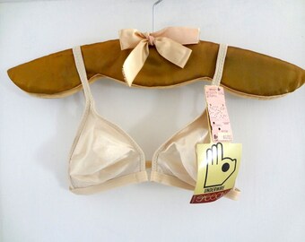 Vintage 1970s Underwire Triangle Bra - NOS Sasson Lingerie size 32