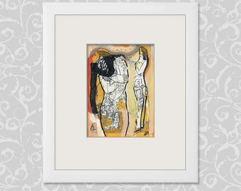 Abstract drawing, abstract paintings, figurative art, figurative pictures