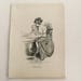 Early 1900s Charles Dana Gibson Vintage Print, No TIME for POLITICS, Image is 8 X 12 Inches, Colliers, Humorous