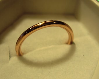 Jewelry, Ring, pink gold,14kt rose gold filled , 14g band, metalwork, stacking, stacker, simple, plain, smooth, any size