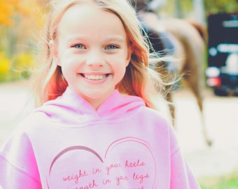 Bad Pony Clothing Heart Hoodie for Kids