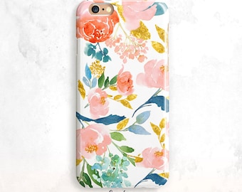 Floral iPhone 8 Case, Floral iPhone X Case,Floral iPhone 7 Case,Floral iPhone 6 Case,iPhone SE Case,Floral iPhone 8 Plus Case,Floral 7 Plus