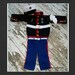Baby Boy Clothes/ Newborn Baby Boy Outfit/ Crochet Marine Costume/ Boys Clothing/ Photo Prop Outfit/ Clothing for Boys