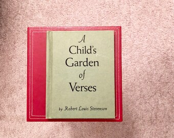 A Child's Garden of Verses Robert Louis Stevenson Illustrated by Eulalie Vintage Child book Excellent Condition