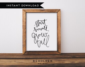 Digital Download, Calligraphy Print, Nursery Printable, Quote Printable, Nursery Decor, Wall Prints, Office Printable, Christian Printable