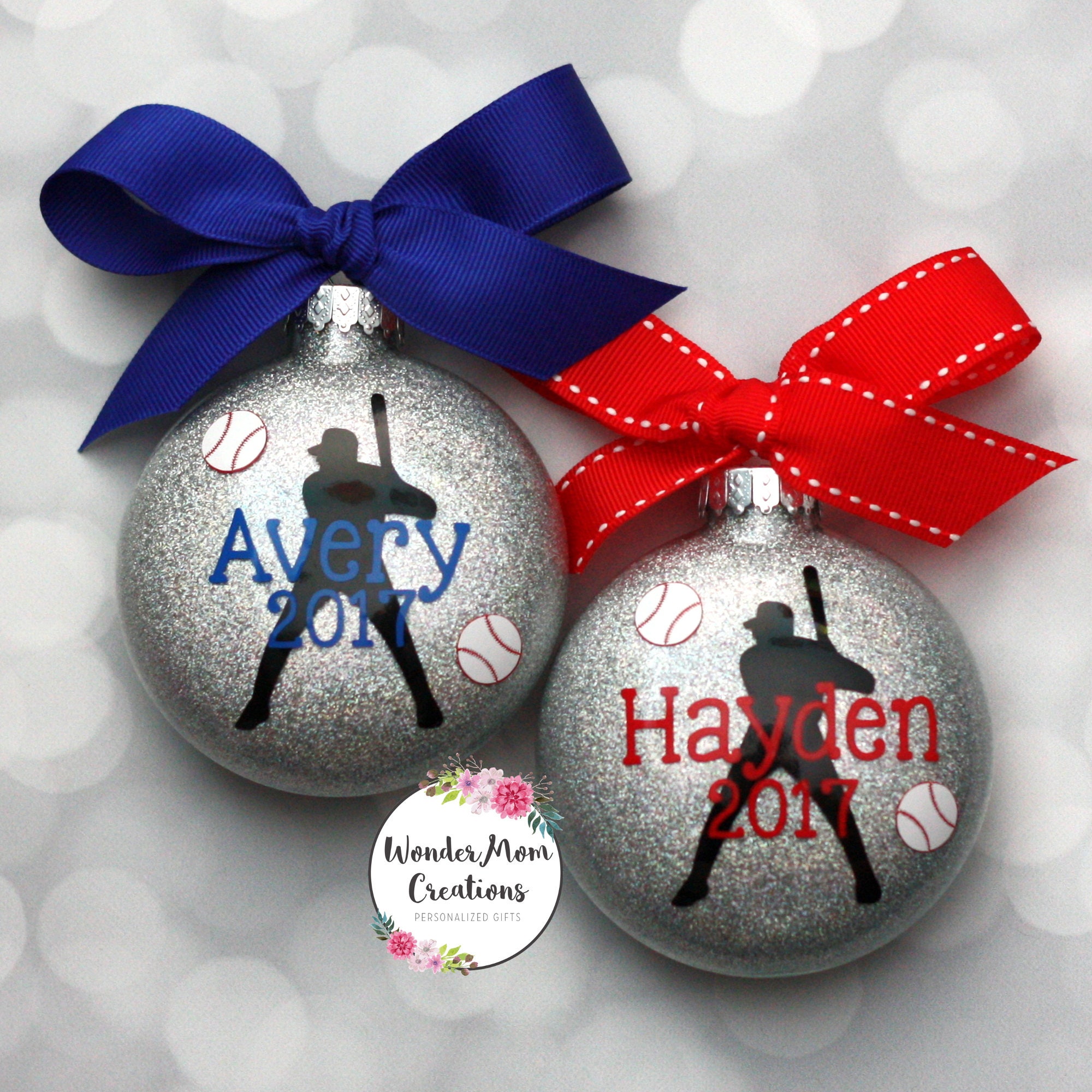 Baseball Player Personalized Ornament Baseball Coach