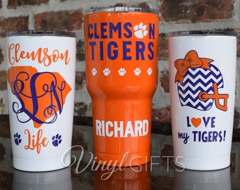 Clemson Tigers Football Tumbler RTIC 30 ounce