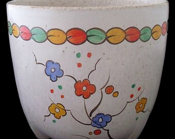 Large Clarice Cliff Goldstone Jardiniere - 1930's Art Deco