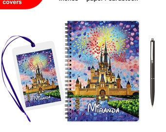 Disney Autograph book Personalized Scrapbook Luggage tag Photobook First Disney Trip Journal Signature Kids Diary for boys girls