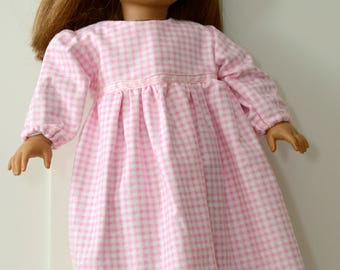 Flannel Nightie for 18 Inch Doll