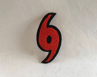 Hurricanes 5" Chenille Patch - Varsity Letterman Patch