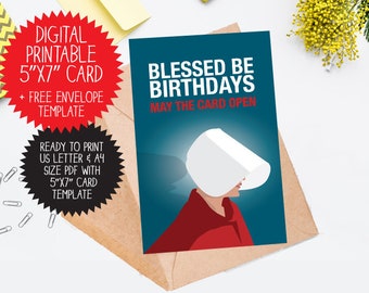 funny birthday card printable etsy
