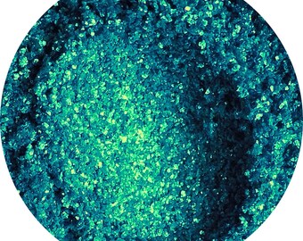 Lagoon Blue Foiled Vegan Loose or Pressed Eyeshadow Pigment - Uranium