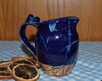 small pitcher, syrup pitcher, soy sauce pitcher, kitchen pottery, gravy pitcher, serving pitcher, creamer