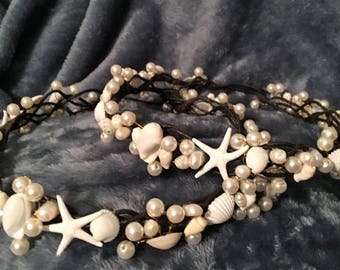 Custom Seashell Wedding Headpiece