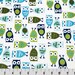 Robert Kaufman night owls plush , Shannon fabrics cuddle. By the metre. Midnight blue or Fushia pink