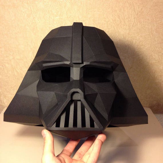 Darth Vader helmet (template for print & instruction ...