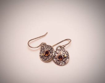 Textured Silver Dangles #1
