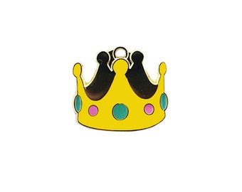 Fun Personalized Dog ID Pet Tag for Dogs - Crown Pet Tag
