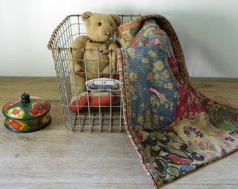 Antique Patchwork Doll Quilt.