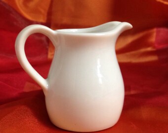 Small white pitcher or creamer