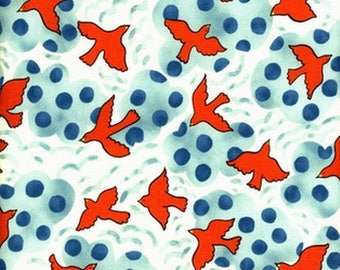 Blue patchwork Fling High, Alexander HENRY fabric