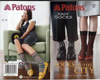 Socks in the City Fabulous socks to Knit Pattern Booklet Patons 500869
