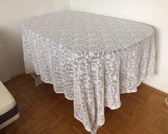 Vintage tablecloth or curtain
