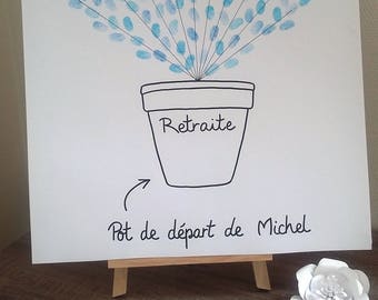 Fingerprint tree "farewell retirement"