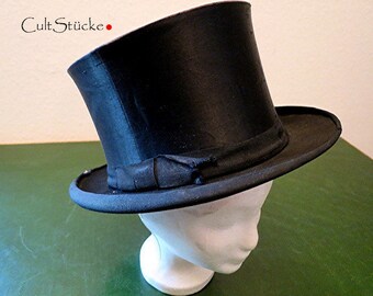 Shabby Klappzylinder Zylinder Chapeau Claque