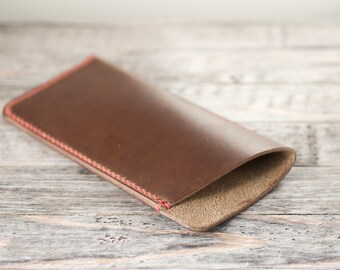 Leather Sunglasses Case, Leather Glasses Case, Leather Reading Glasses Case, Chromexcel Glasses Case, Horween Glasses Case