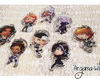 Voltron Acrylic Charms Allura Coran lotor shiro lance keith pidge hunk