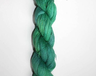 Apogee Hand Dyed Laceweight Yarn, Baby Alpaca--Meadow colorway
