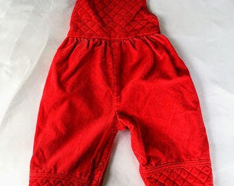 Vintage Carter's Quilted Overalls