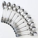 10 Silver Plated Tea Spoons by Elkington & Co, Birmingham, England - 1877