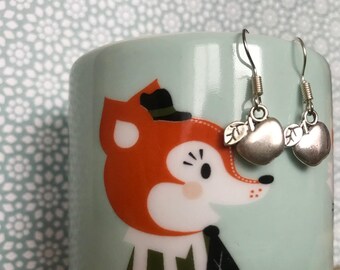 Stud Earrings - my Apple - handmade