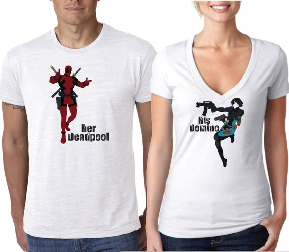 Deadpool Shirt Couples Shirt Deadpool And Domino Shirt