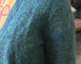 Aqua Blue-Green Light Knit Cardigan
