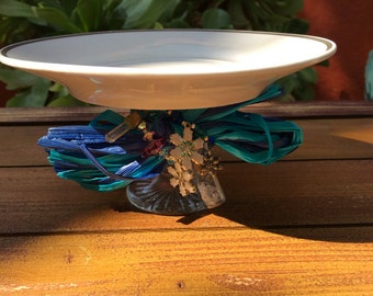 Disney inspired fairy trinket holders. "Elsa"
