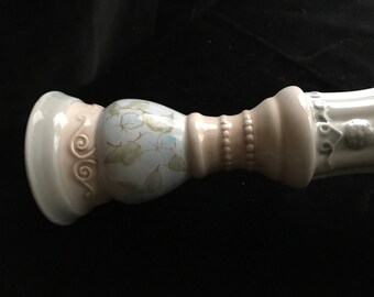Beautiful hand-painted Tracy Porter candlestick