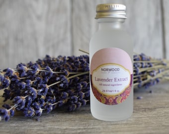 Pure Lavender Extract-baking extract, Flavor oil, Gourmet foodie, Cooking gift for mom Cooking gift for her