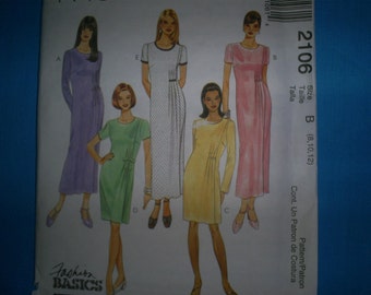 McCalls 2106 Womans Size 8-12.