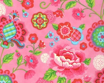 Gypsy Girl Lily Ashbury Gypsy Bloom candy floss pink moda fabrics FQ or more