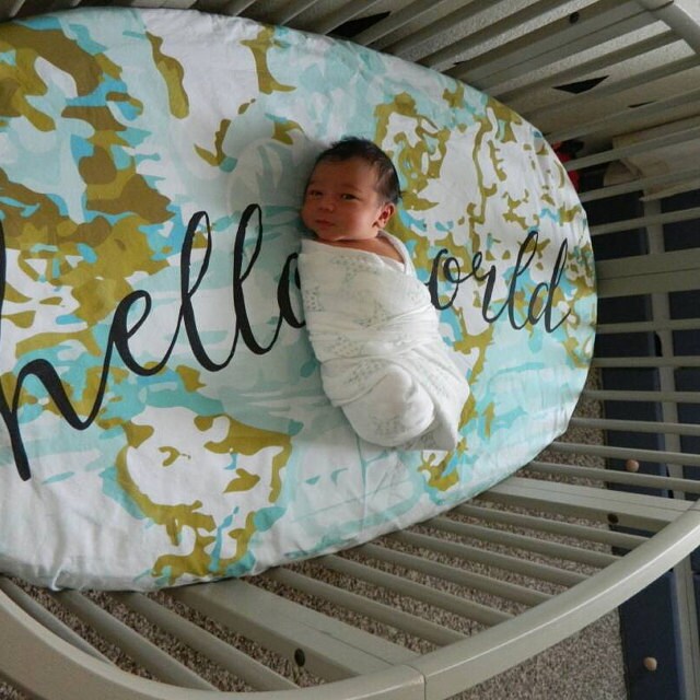 NURSERY BEDDING Spoonflower Crib Sheet Stokke/Leander