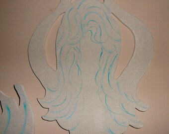 Beach Decor, Home Decor. Mermaid Wall Hanging, mermaids
