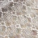 Width 49.21 inches ivory lace fabric,flower embroidered lace,floral lace,3D lace fabric,lace fabric for DIY dress,125CM(130-93)
